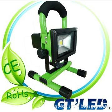 Tiltable lamp--10w rechargeable light,garden working light